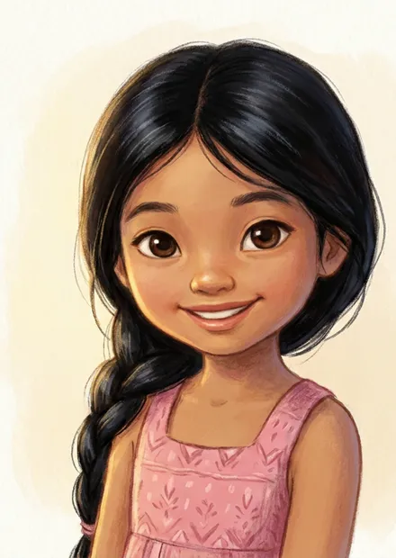 Kanya, personage uit Lou en haar Magische Dekentje